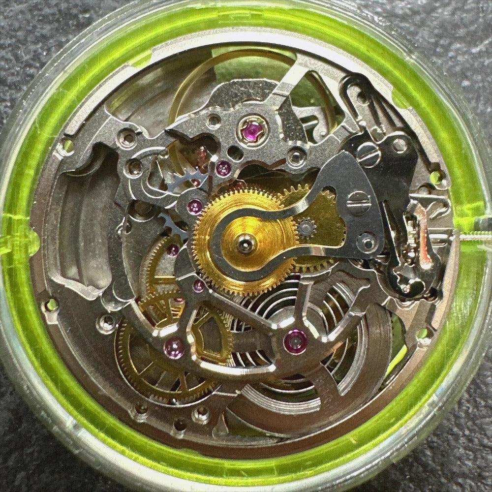 Silver 2824 automatic mechanical watch by China Made, featuring 3 hands, no calendar display