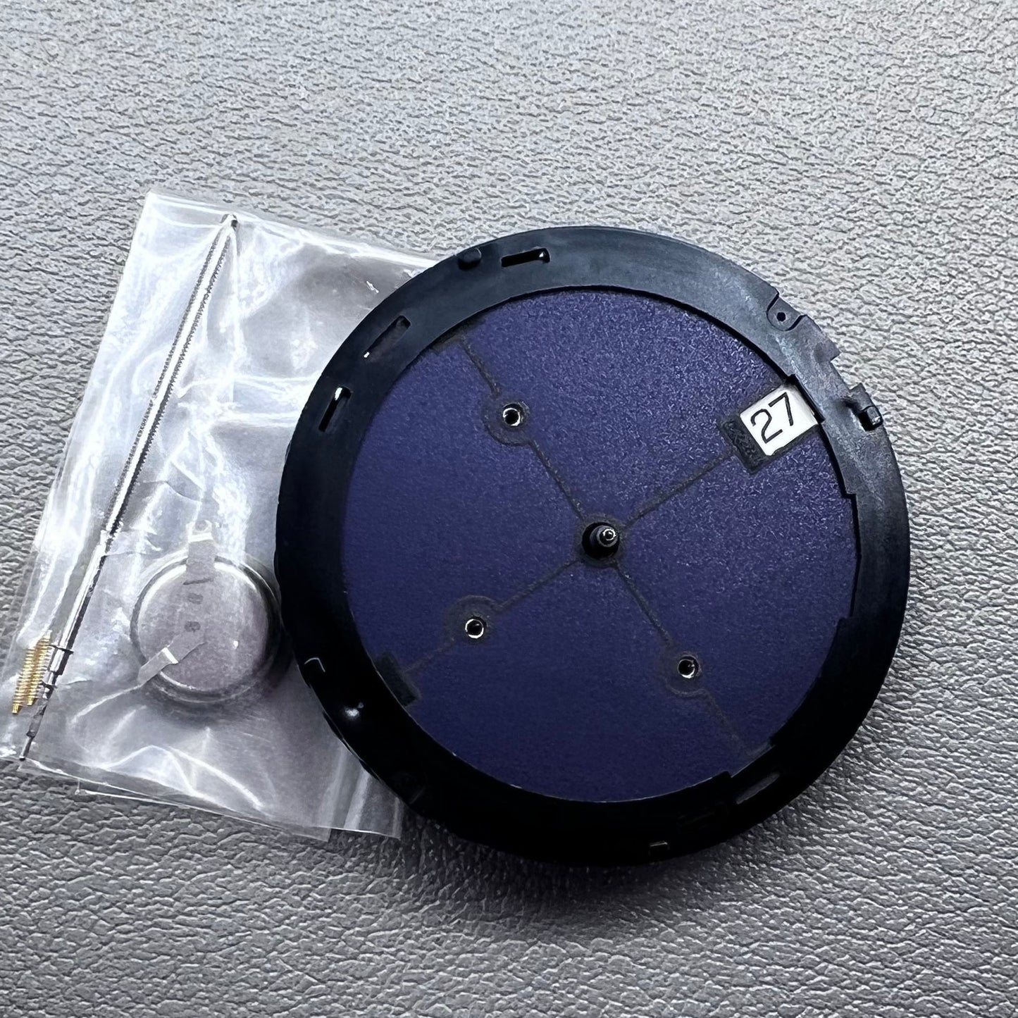 Japan VR43B Solar Movement Single Calendar With Charging Board