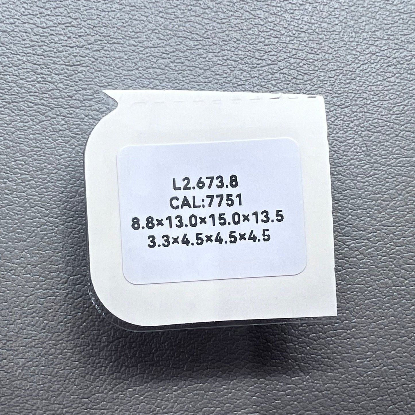 No Lume Blue Polished Replacement Watch Hands for ETA 7750 7751 Automatic Movement