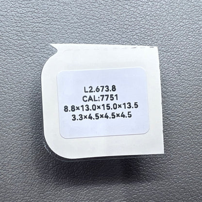 No Lume Blue Polished Replacement Watch Hands for ETA 7750 7751 Automatic Movement