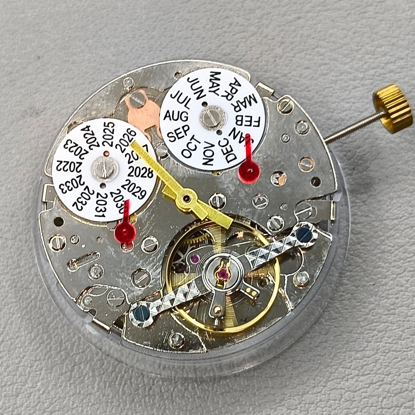 Perpetual Calendar@12 Mechanical Movement Hollow Balance Wheel@6