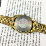 36mm China Donglang Manual Mechanical Watch 17 Jews Brown Dial Single Calendar