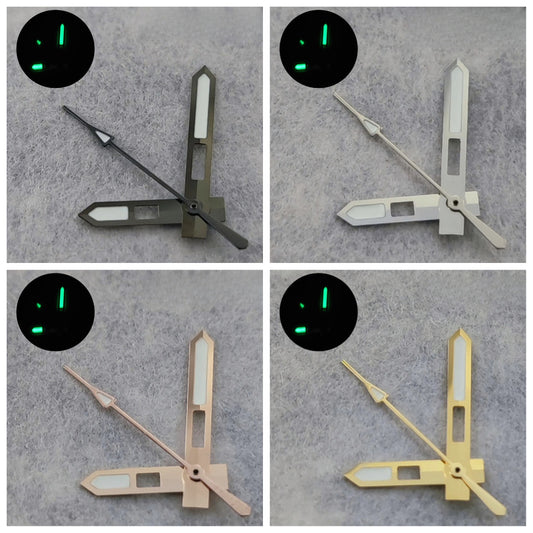 NH35 NH36 Watch Hands C3 Green Luminous Watch Hands For NH36 NH35 NH38 7S/4R