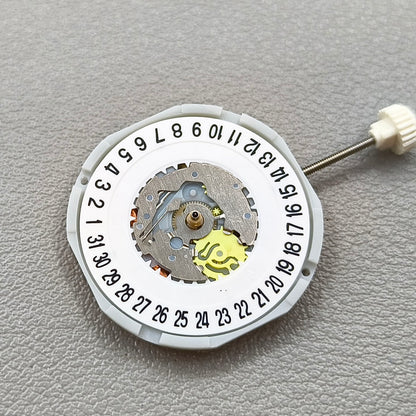 2 PIECES Sunon PE28 Quartz Movement 3 Hands Date@6