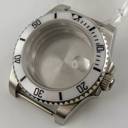 40mm Ceramic Bezel Watch Case Fit NH35 NH36 Miyota 8215 821A mingzhu 2813