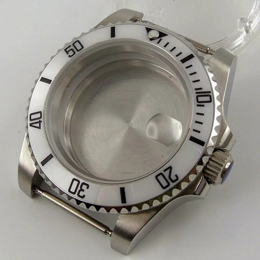 40mm Ceramic Bezel Watch Case Fit NH35 NH36 Miyota 8215 821A mingzhu 2813