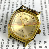 34mm Octagonal Case Golden Nail China Tianjin Zhufeng Manual Mechanical Watch