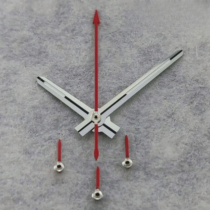 Modified Silver Red For VK63 VK64 Quartz 6 Pins Green Luminous Watches Hands