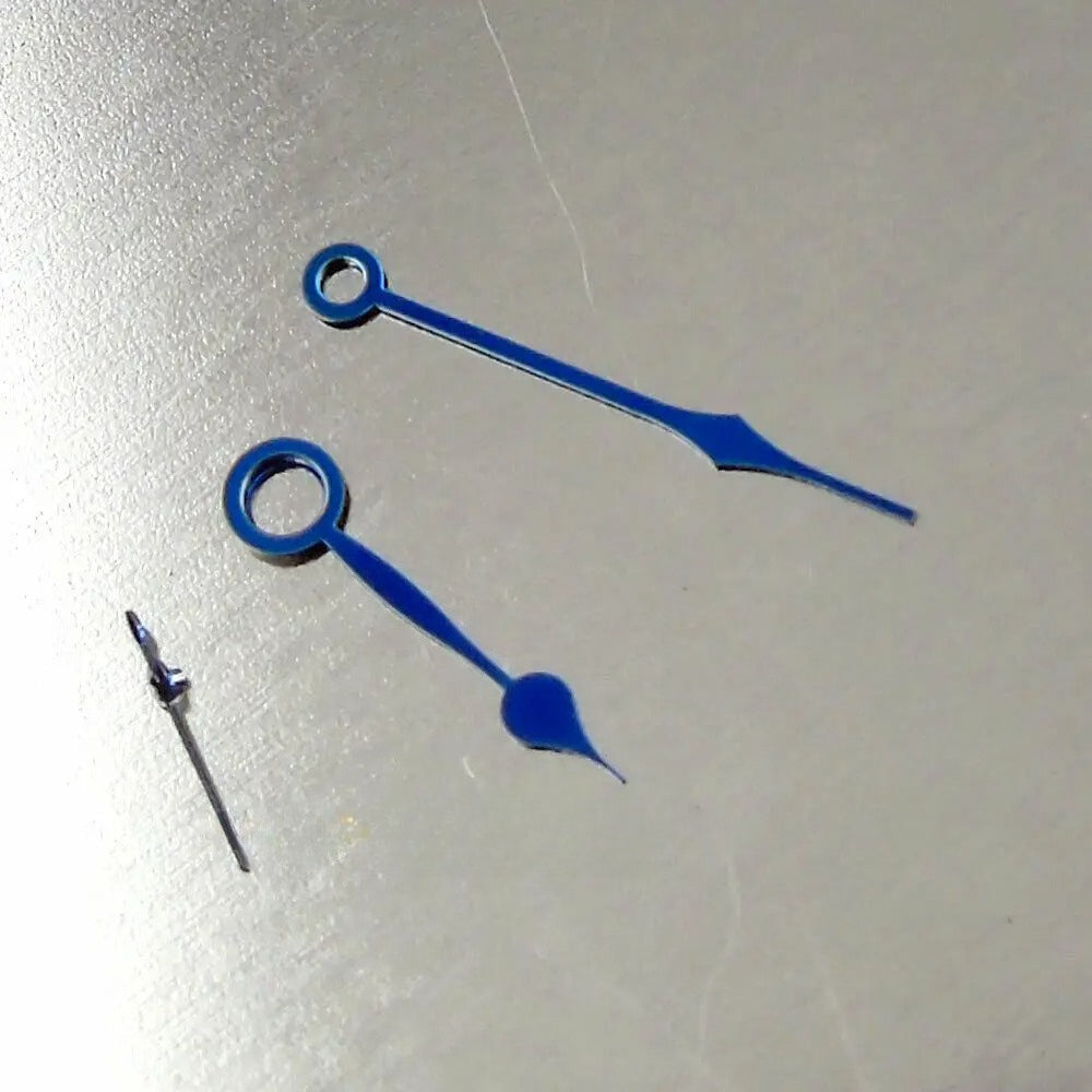 Blue Trim Watch Hands for 44mm Case Eta 6497 6498 Seagul 3600 3620 Movment