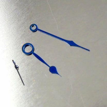 Blue Trim Watch Hands for 44mm Case Eta 6497 6498 Seagul 3600 3620 Movment