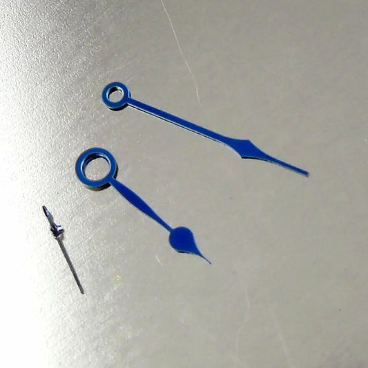 Blue Trim Watch Hands for 44mm Case Eta 6497 6498 Seagul 3600 3620 Movment
