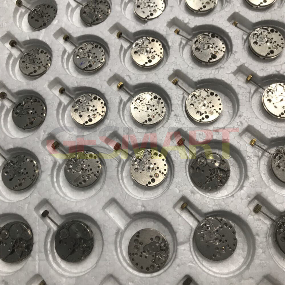 1. Set of 5 Chinese 7121 3121 automatic mechanical watch movements for repair practice.  