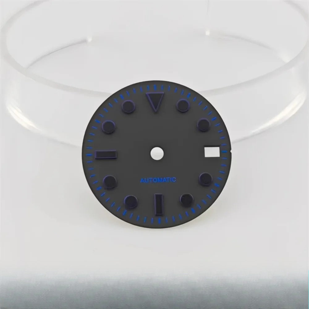 28.5mm Watch Dial Multicolor Nail SUB No Luminous for NH34/NH35 Movement