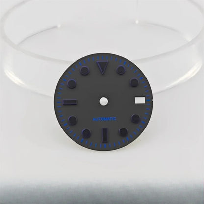 28.5mm Watch Dial Multicolor Nail SUB No Luminous for NH34/NH35 Movement