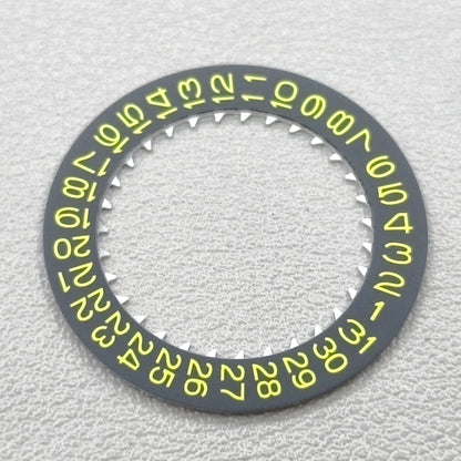 Black Background Yellow Character Disk Date Wheel for NH35 NH36 Date Date@3