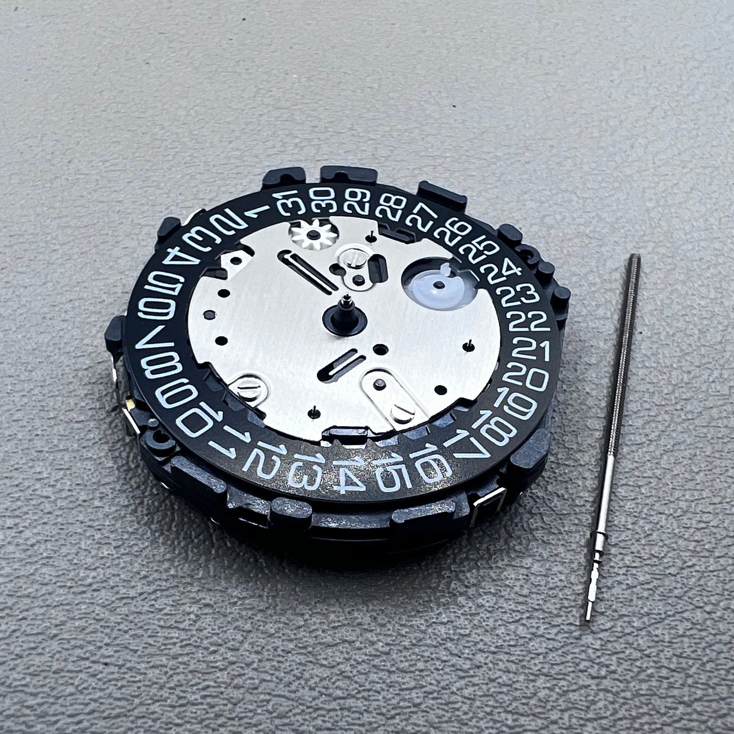 Japan VR32B Black Disk Multifunctional Watch Quartz Movement