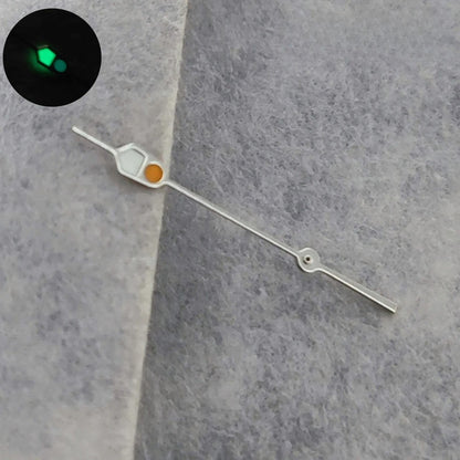 Watch Hands Silver Black For NH35 NH36 7S26 7S36 4R35 4R36 C3 Green Luminous