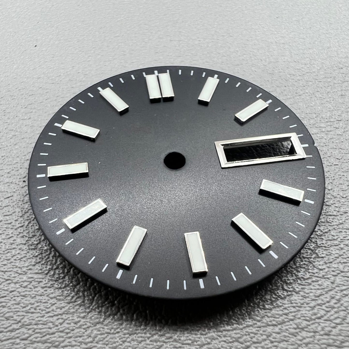 29mm Green Luminous Black Watch Dial Fit for NH36 NH36A Movement