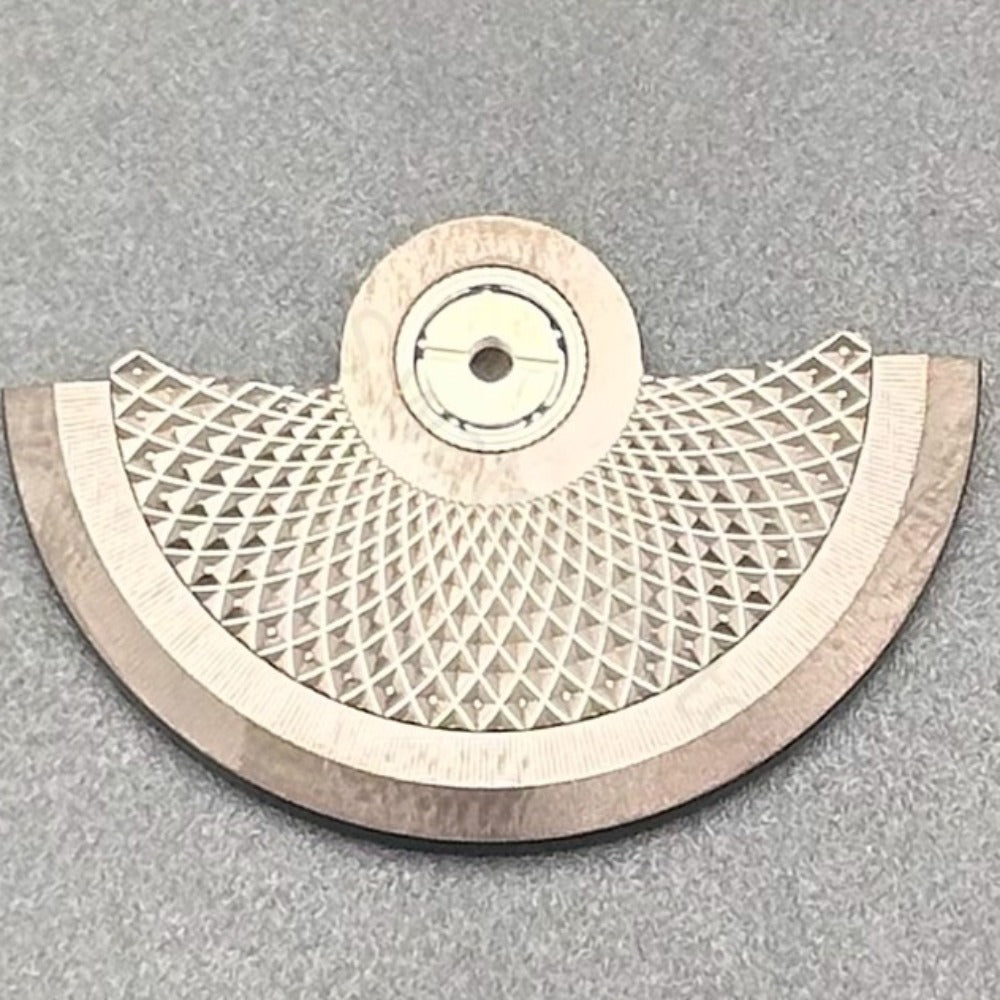 Modified Silver Snake Scales Rotor Oscillating Weight for NH35 NH36 Movement