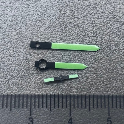 17x12x5mm Green+Black Watch Hands Set for ETA6497 6498 ST3600 ST3620 Movement