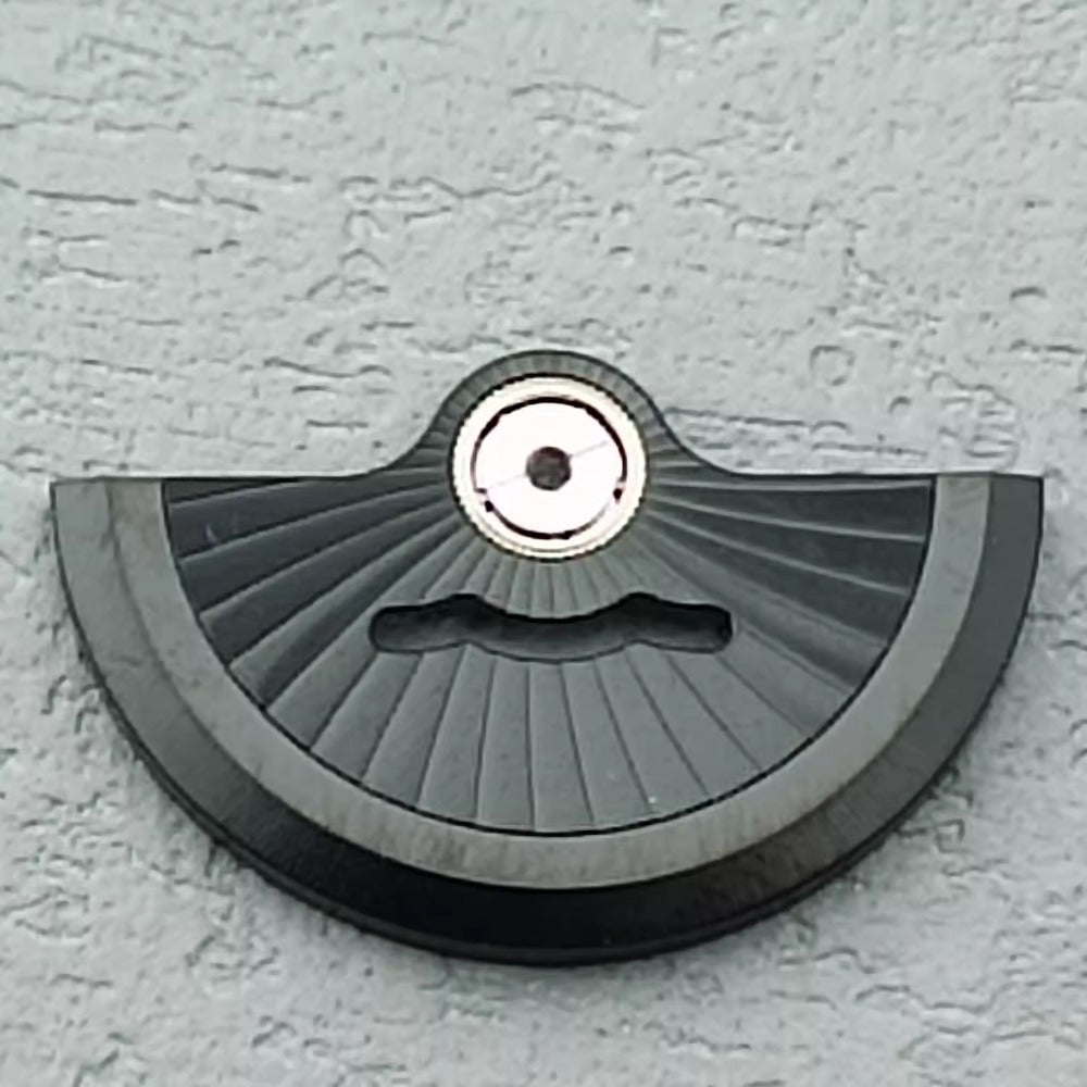 Black hollow rotating pattern rotor oscillating weight for NH34 NH35 NH36 NH38 watch movements.
