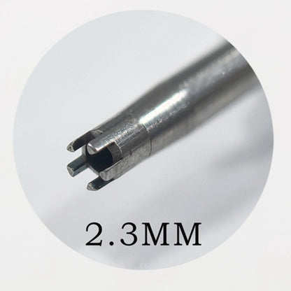 Precision 2.3mm 5-prong bezel cover remover screwdriver for Richard Miller watch repair.