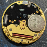 Swiss Made ETA255.411 Quartz Movement 3 Hands White Disk Watch Part