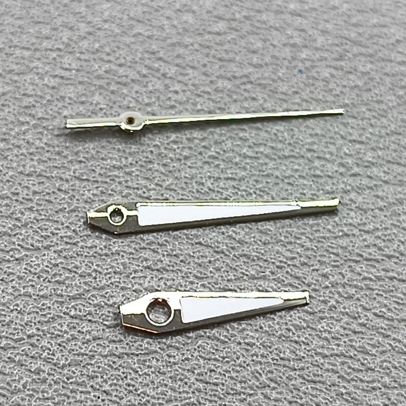 2 Sets Silver Trim with Green Lume Arrow Shape Watch Hands for Ronda 515