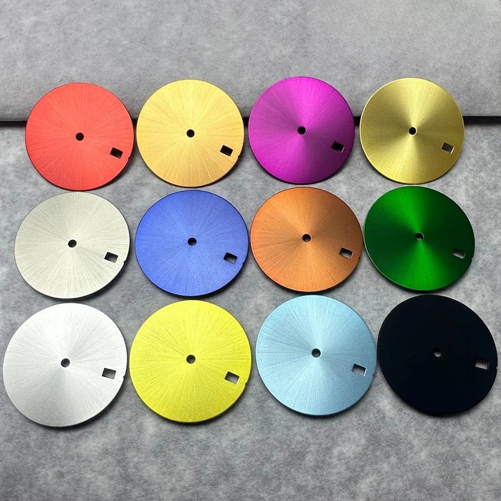 Personalized 28.5mm Sunburst Multicolor Watch Dial Faces Fit NH35 NH36 Movement