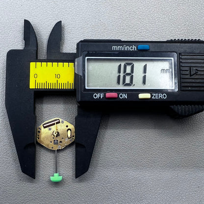 Japan Miyota 4T43 quartz watch movement with 2 hands and small second at 6 o'clock by Miyota.