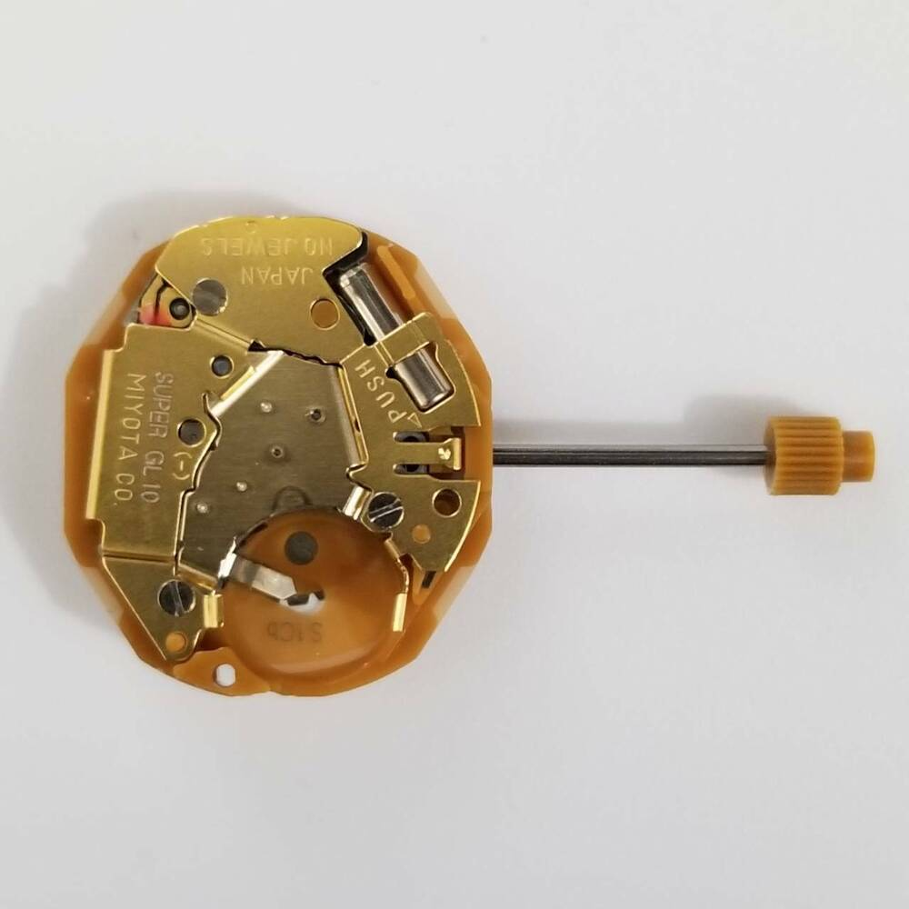 Miyota GL10 quartz watch repair part, compatible replacement for GL12, precision Japanese movement.