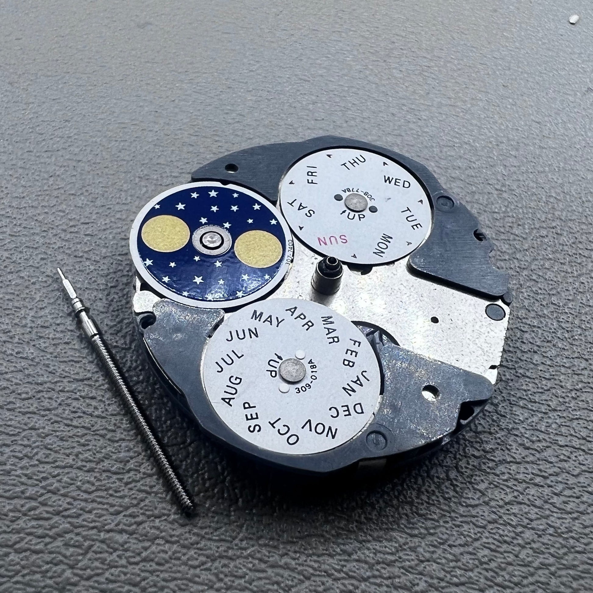 Japan Miyota 6P80 quartz watch movement repair part, precise replacement for 6380 models.
