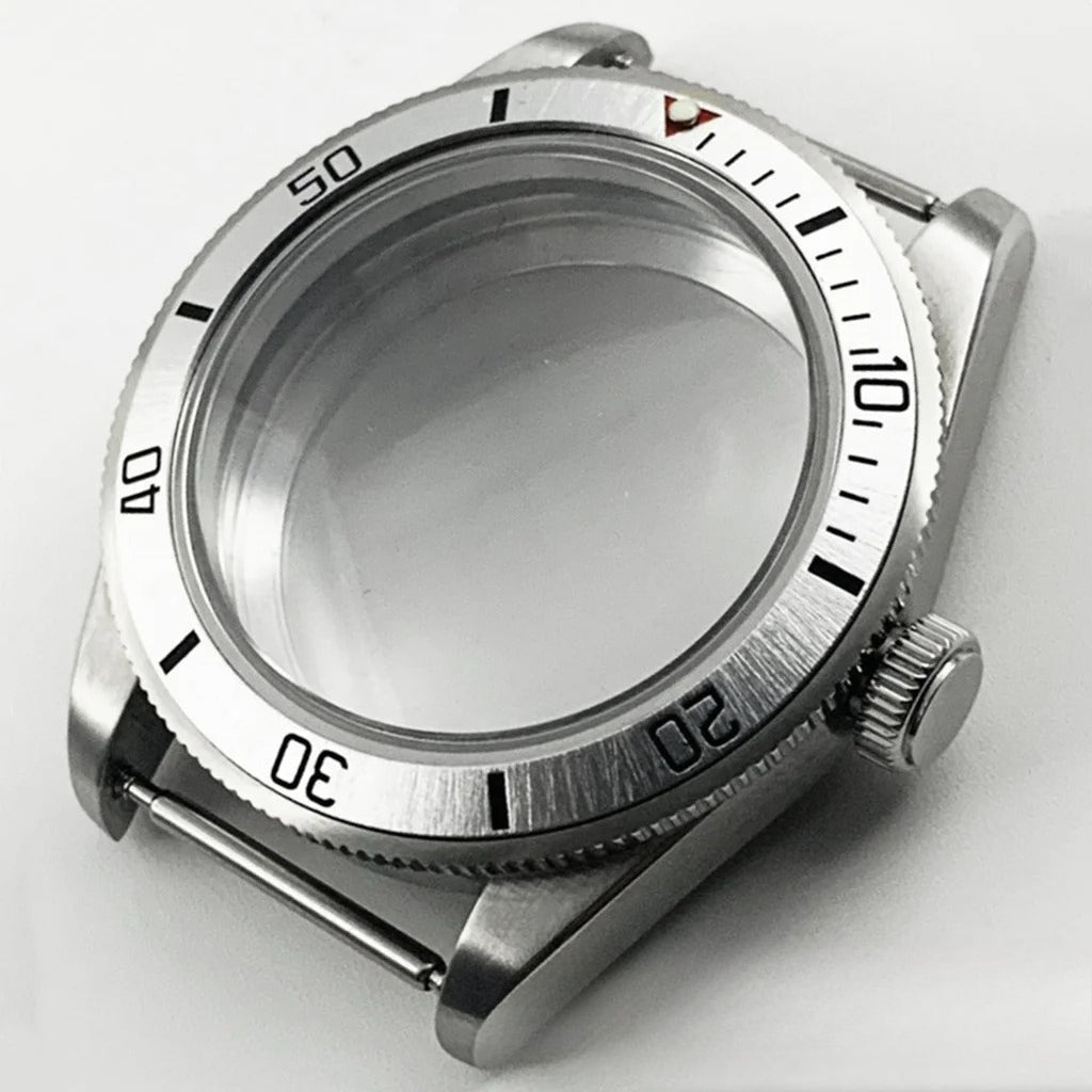 39MM Bezel Domed Sapphire Crystal Case for NH34 NH35 NH36 NH38 ETA 2824 PT5000