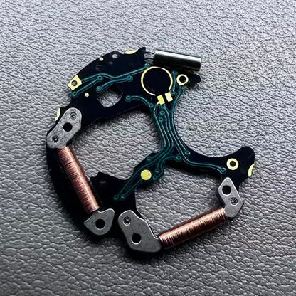 Circuit board for ISA 8171 and ISA 8172 watch movements, precision electronics by ISA.