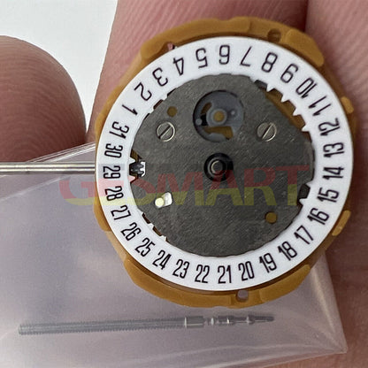 Miyota GL15 Japan Quartz Movement watch with date display at 6 o'clock, Japan made craftsmanship.