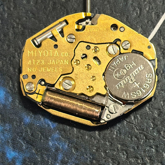 Japan Made Miyota 4T23 quartz watch movement with 2 hands, no calendar, precision timekeeping by Miyota.