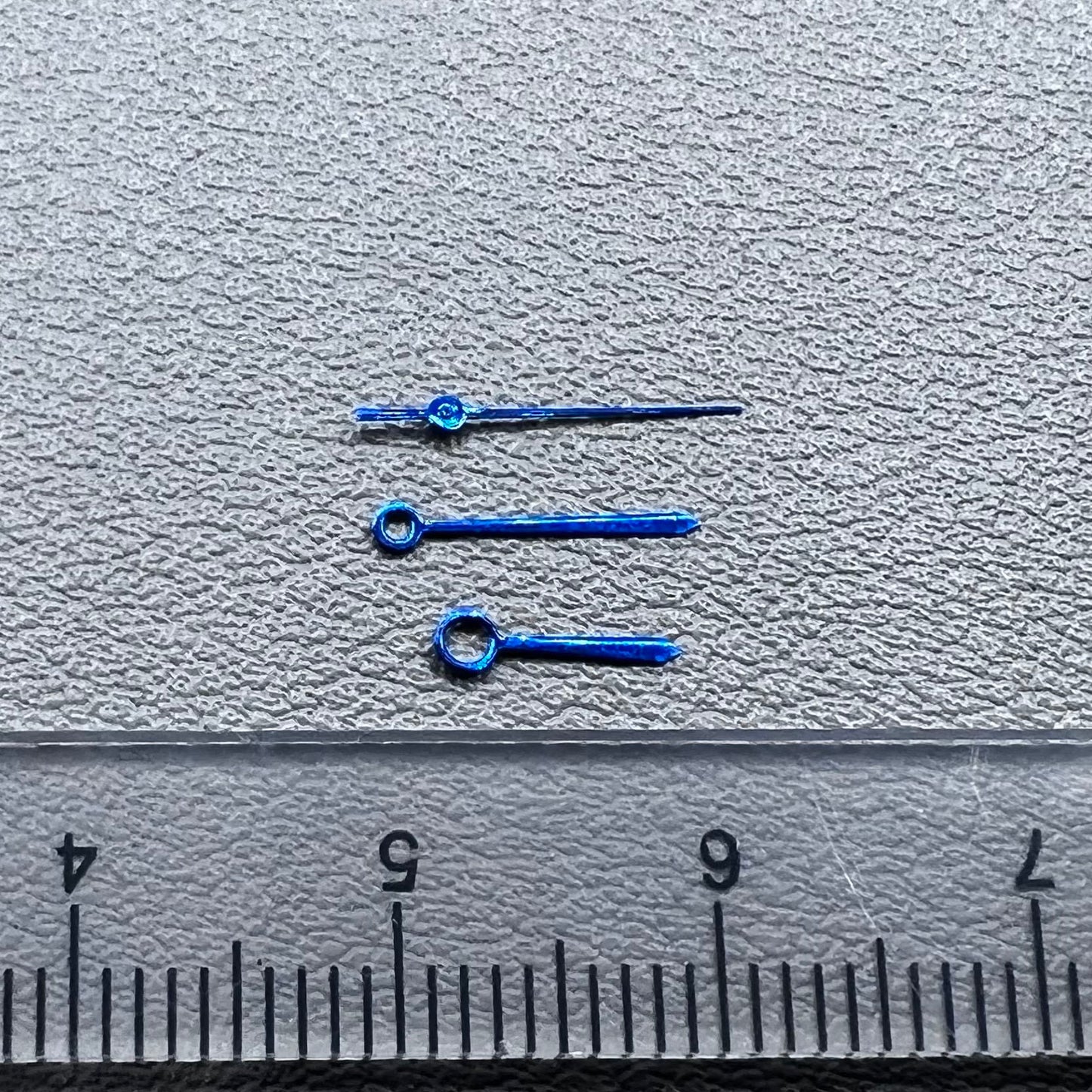 Green Luminous Sharp End Blue Watch Hands Set for NH35A NH36 Movement B41
