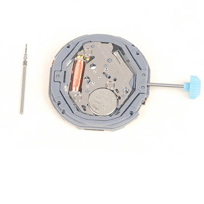 Japan 6 hands quartz watch movement for Miyota 6P27 with battery, ideal for watch repairs.