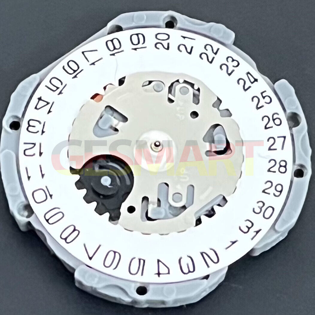 1. Epson TMI VJ12 watch quartz movement with date display at 3 o'clock, 3pcs wholesale set.  