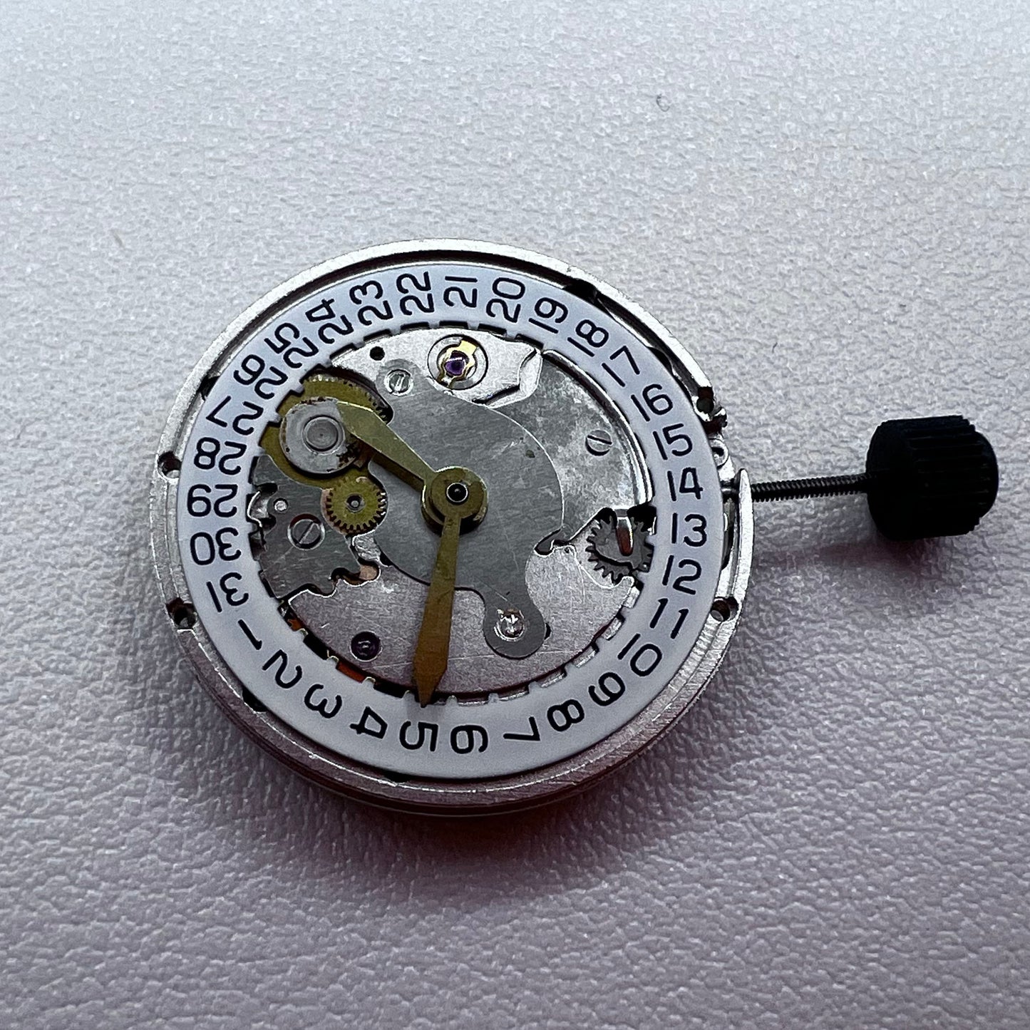 SHANGHAI 2824 Silver Automatic Mechanical Movement Date@3