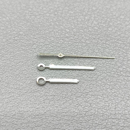 2 Sets Silver Trim Green Luminous Watch Hands for NH35 NH36 7S26 4R35 4R36