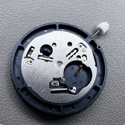 Swiss ISA 2334 quartz watch movement with date at 3 o?clock, precise timekeeping by Swiss ISA.