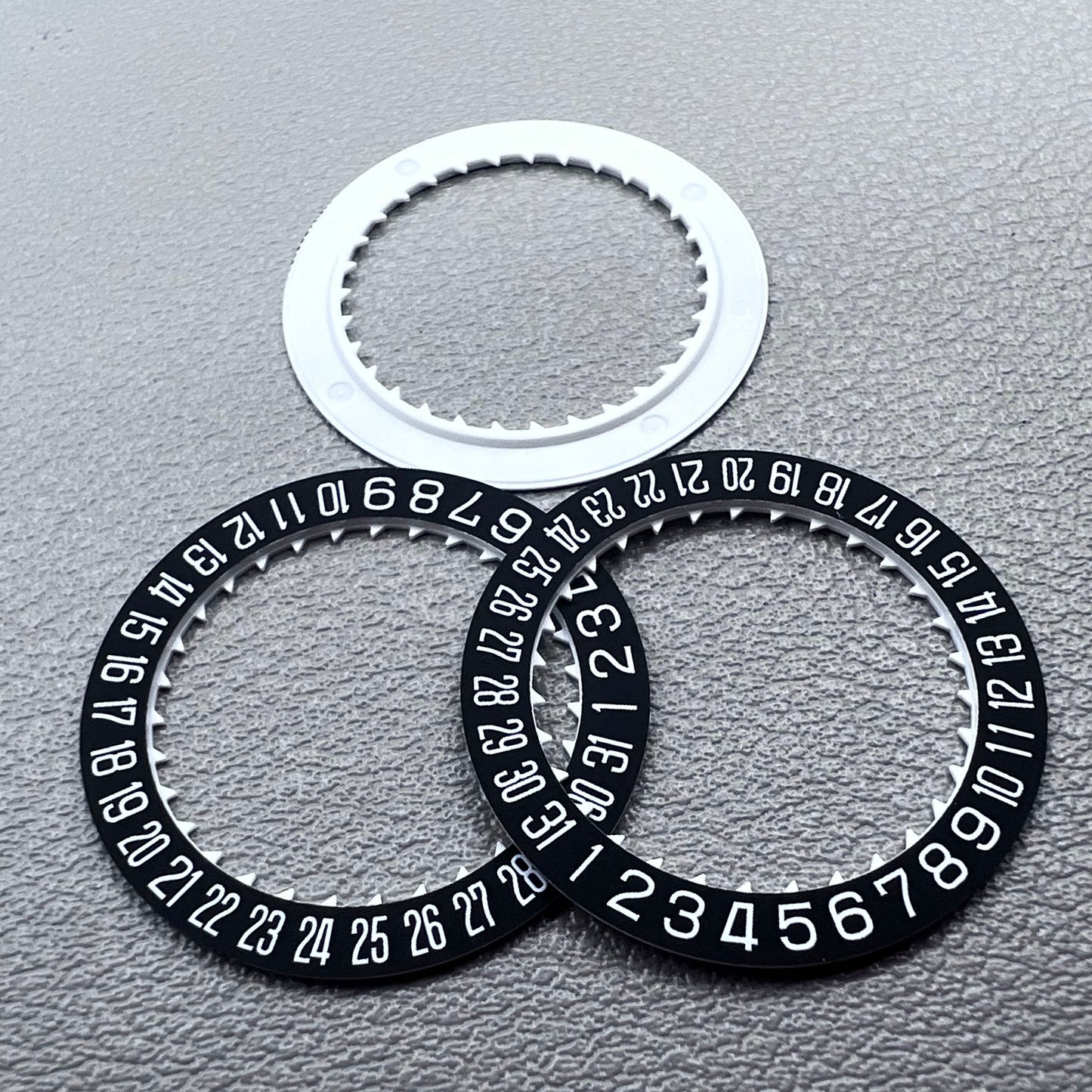 3 PIECES Black Date Disk Wheel Generic for Miyota 8215 Movement Date@3