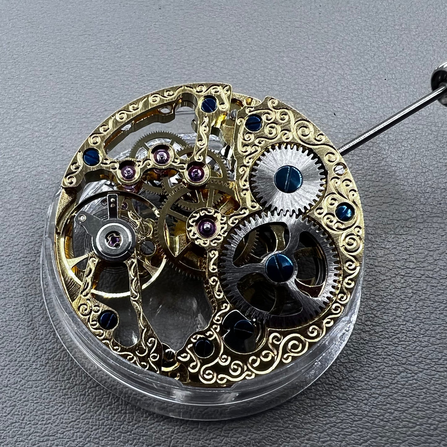 Golden Seagull ST3600 Mechanical Hollow Movement for ETA 6497 Second@9