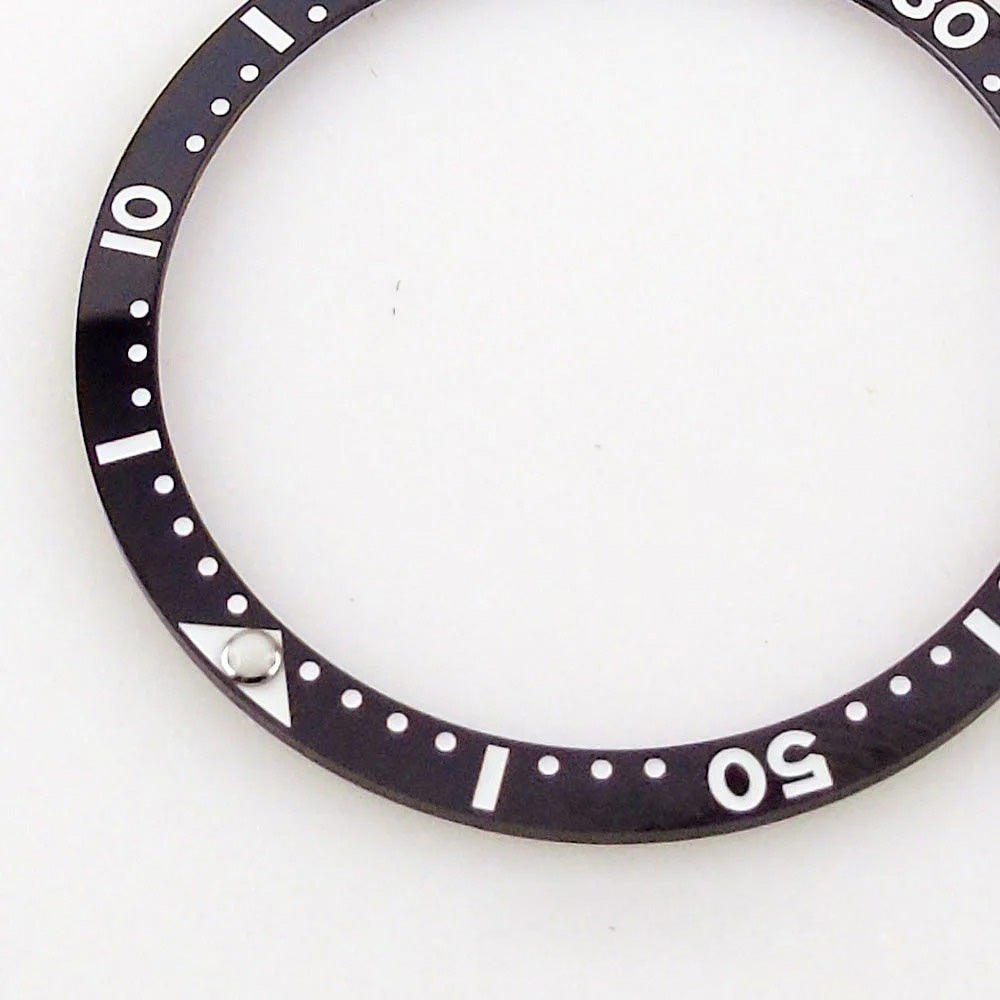 Tandorio ceramic bezel insert 38mm x 32.15mm for SKX007 SKX011 watch accessories replacement