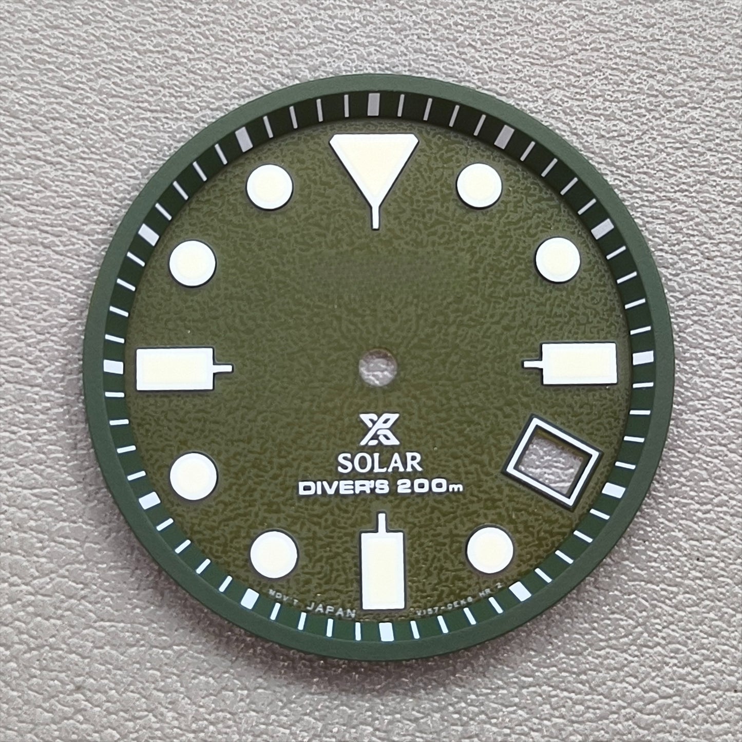 Green Diving Modified Datejust Green Luminous Watch Dial for VS42A Movement
