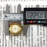 21mm Shanghai Made Lady Manual Mechanical Watch 17 Jews White Dial Golden Nail