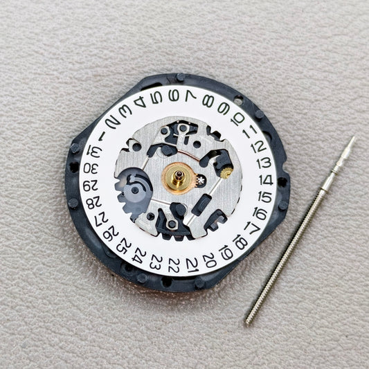 Japan Hattori Epson VX12 VX12E Watch Quartz Movement Date@3 3 Hands