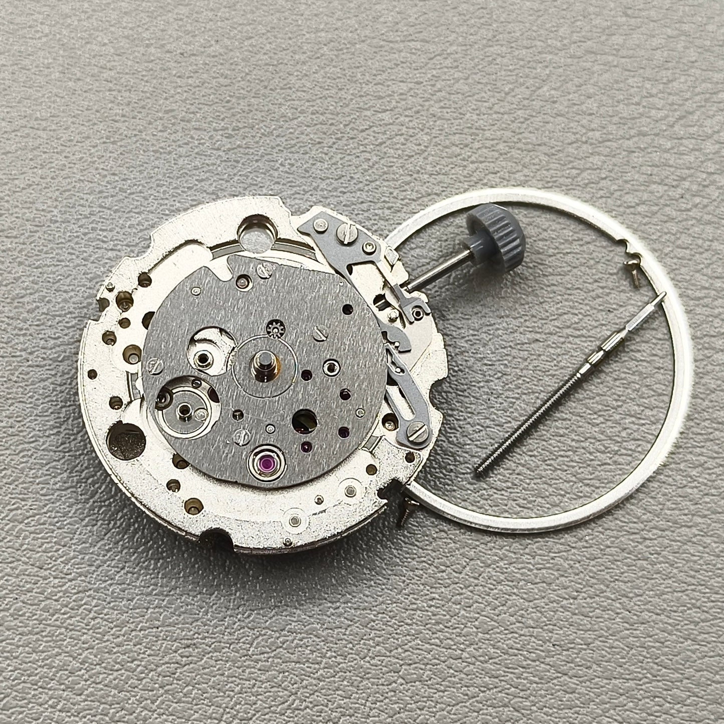 Japan Silver Hollow Miyota 8245 Automatic Mechanical Movement 2 Hands