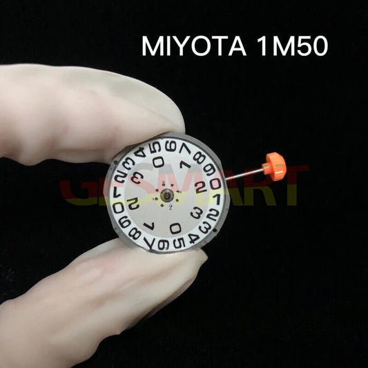 MIYOTA 1M50 quartz movement for watch repair and replacement, original Japanese brand.